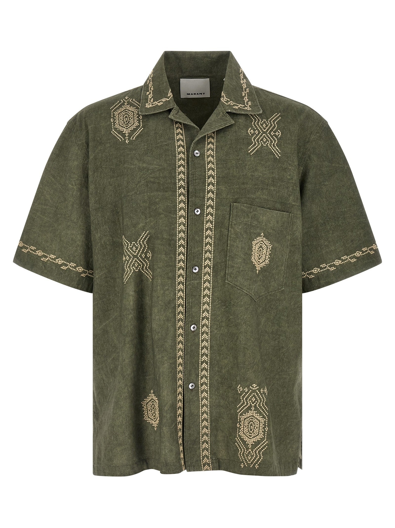 ISABEL MARANT Zekim Shirt Green