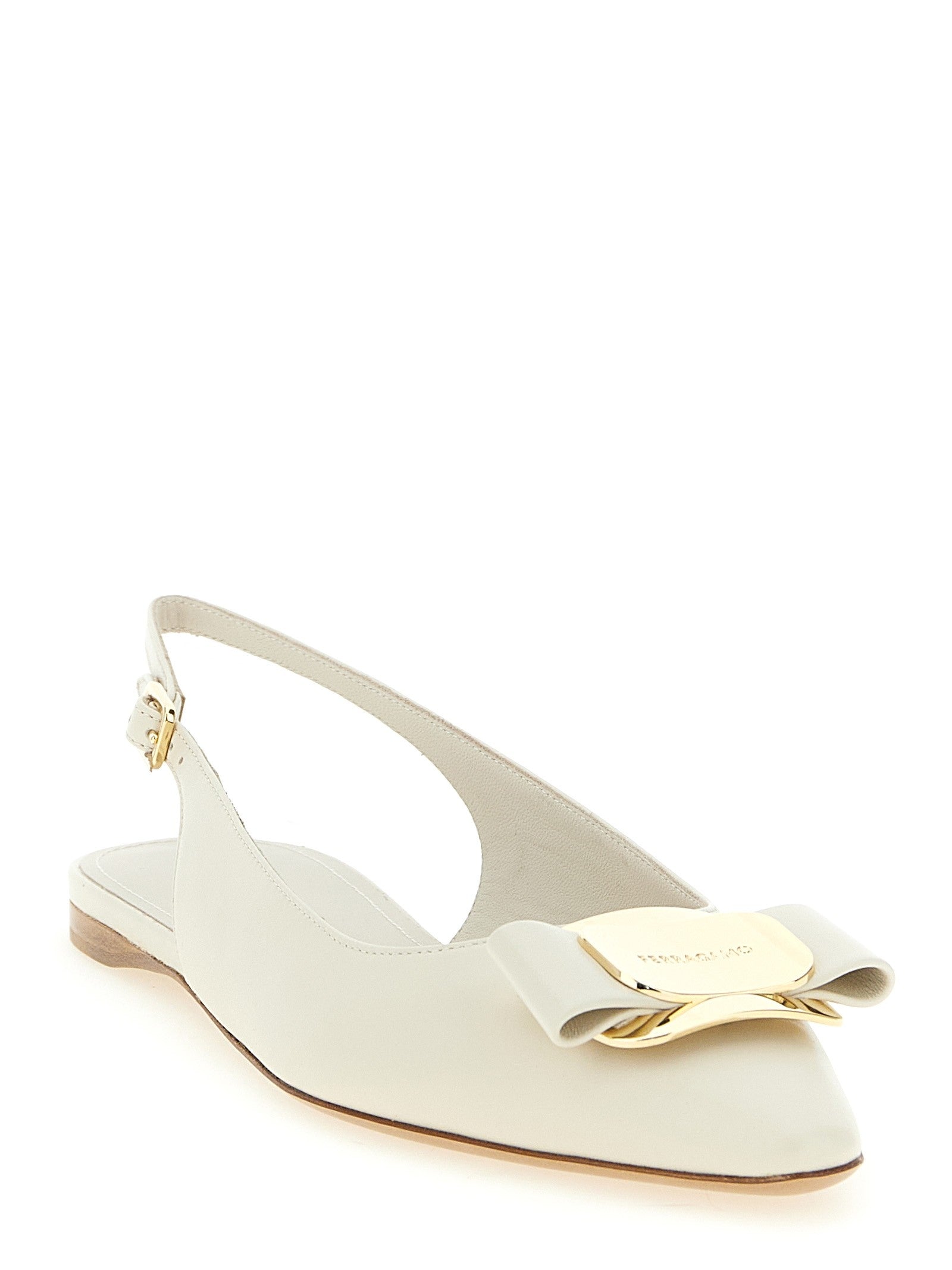Ferragamo Zelmy Slingback Beige