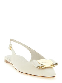 Ferragamo Zelmy Slingback Beige