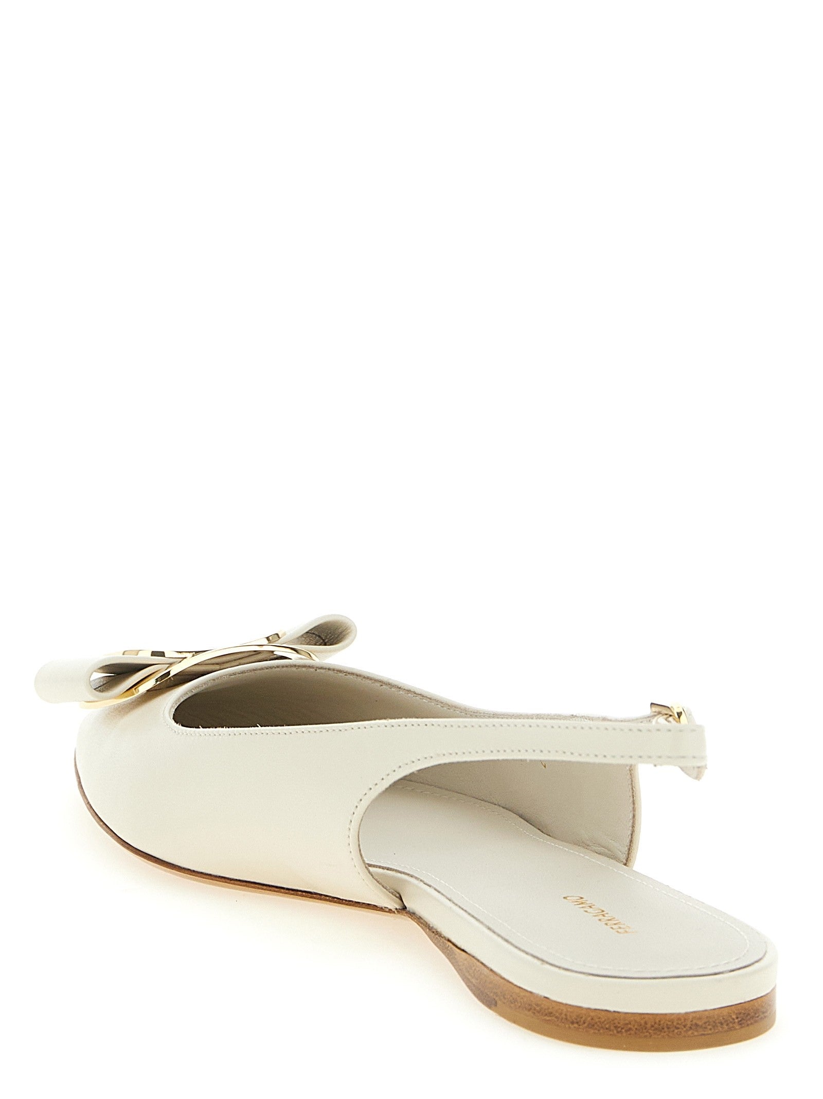Ferragamo Zelmy Slingback Beige