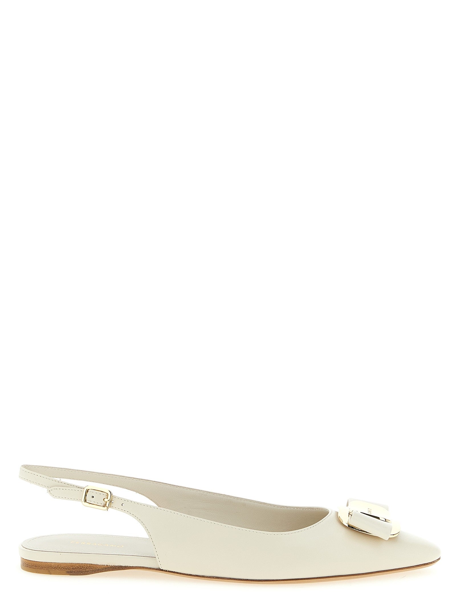 Ferragamo Zelmy Slingback Beige