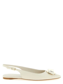 Ferragamo Zelmy Slingback Beige