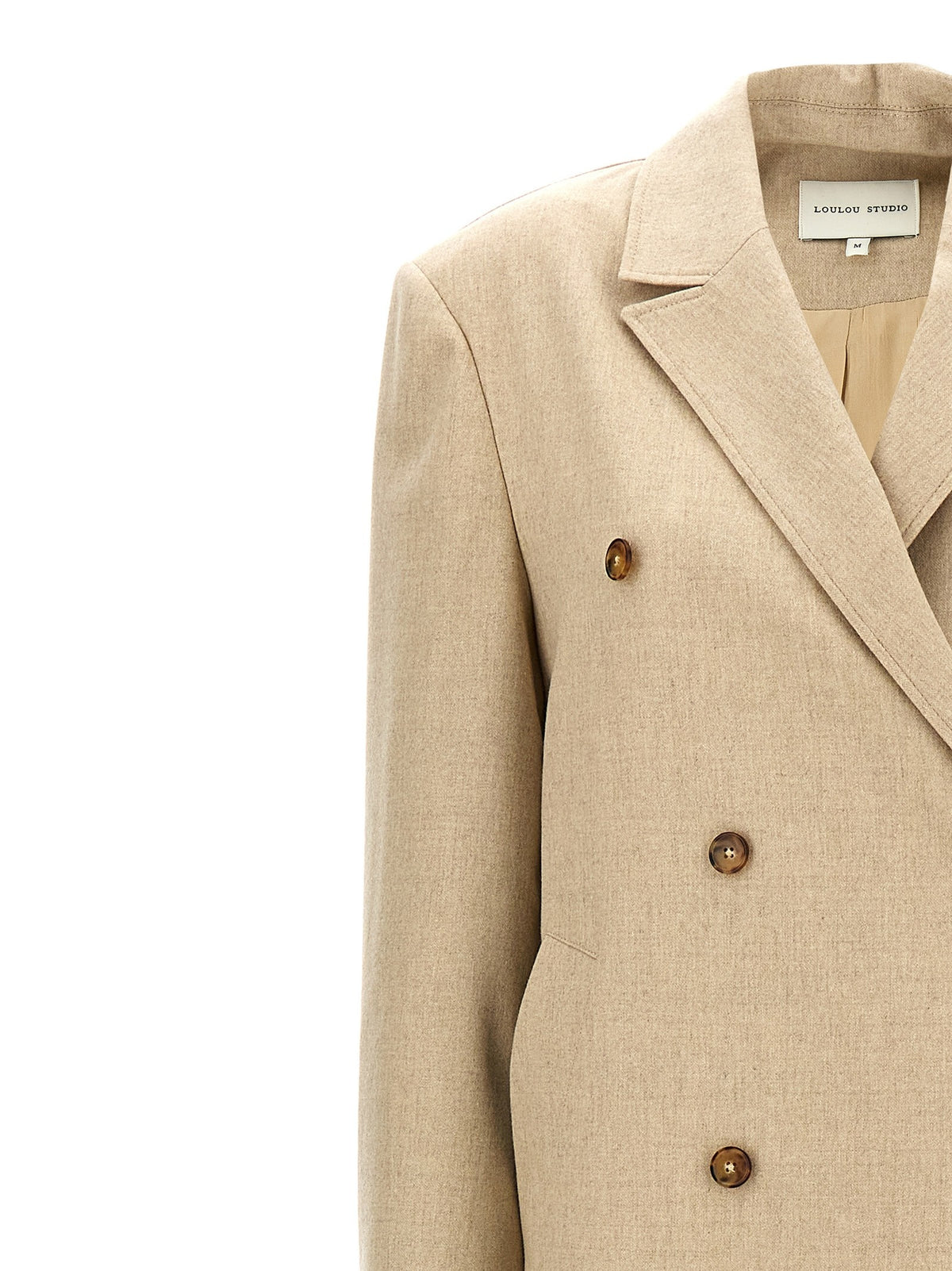 Loulou De Saison Zeno Coat Beige, view 3