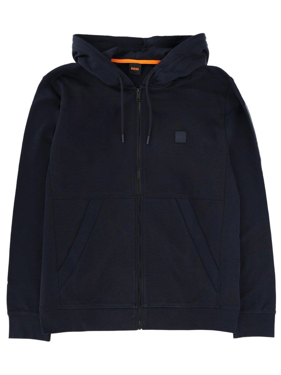 Boss Men's Zetalky Sweatshirt Blue