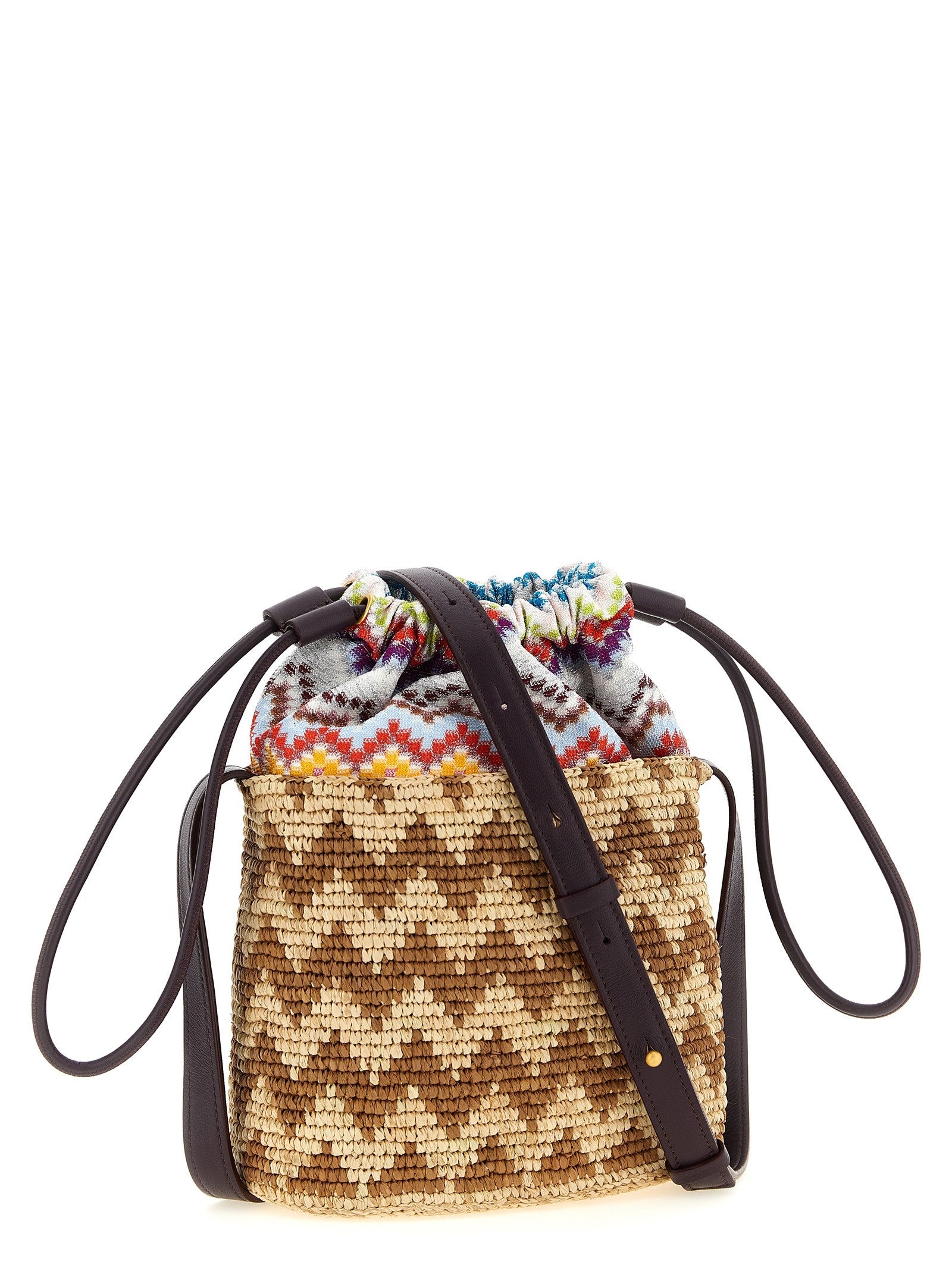 Missoni Zig Zag Bucket Bag Gold