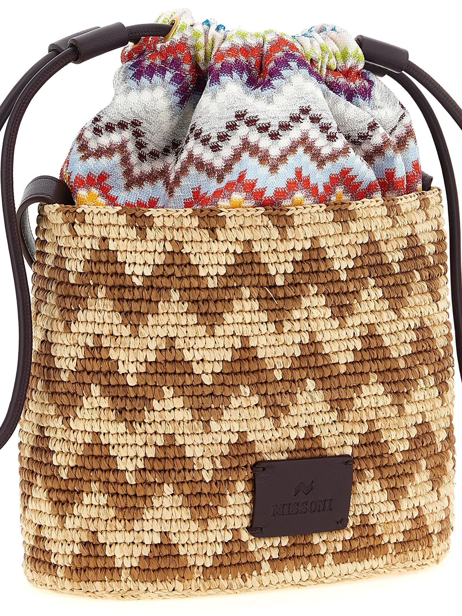 Missoni Zig Zag Bucket Bag Gold