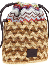 Missoni Zig Zag Bucket Bag Gold