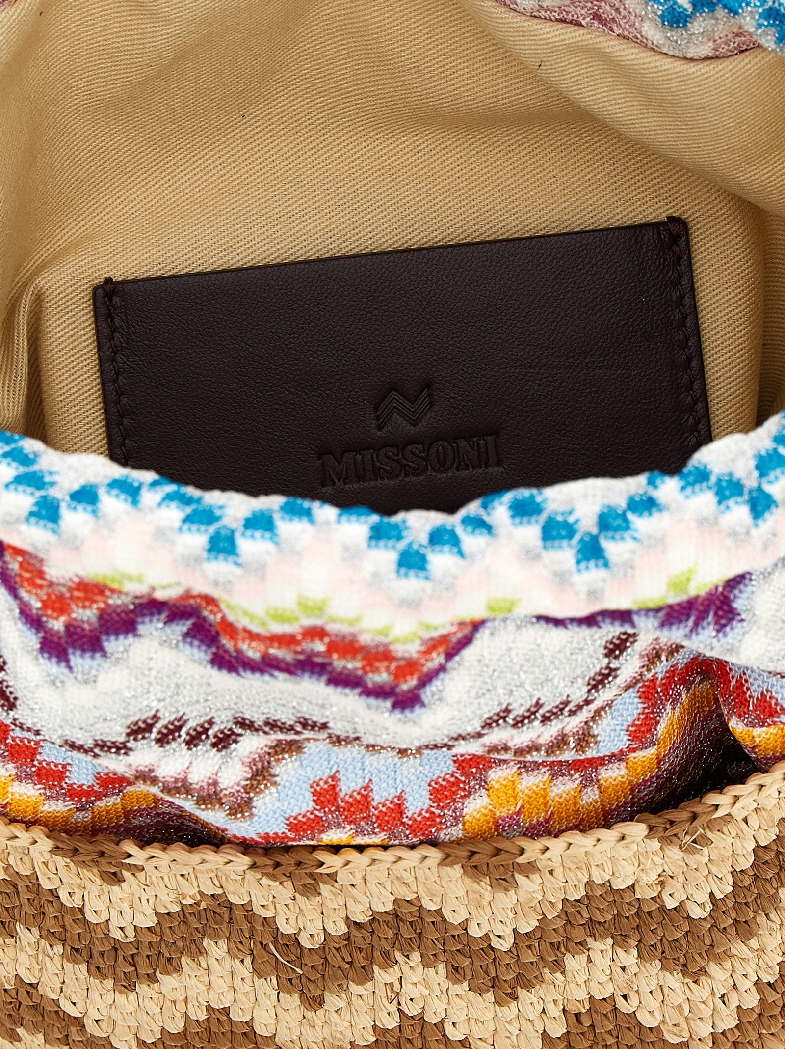Missoni Zig Zag Bucket Bag Gold