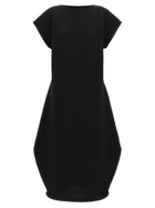 Pleats Please Issey Miyake Zig Zag Knit Dress Black