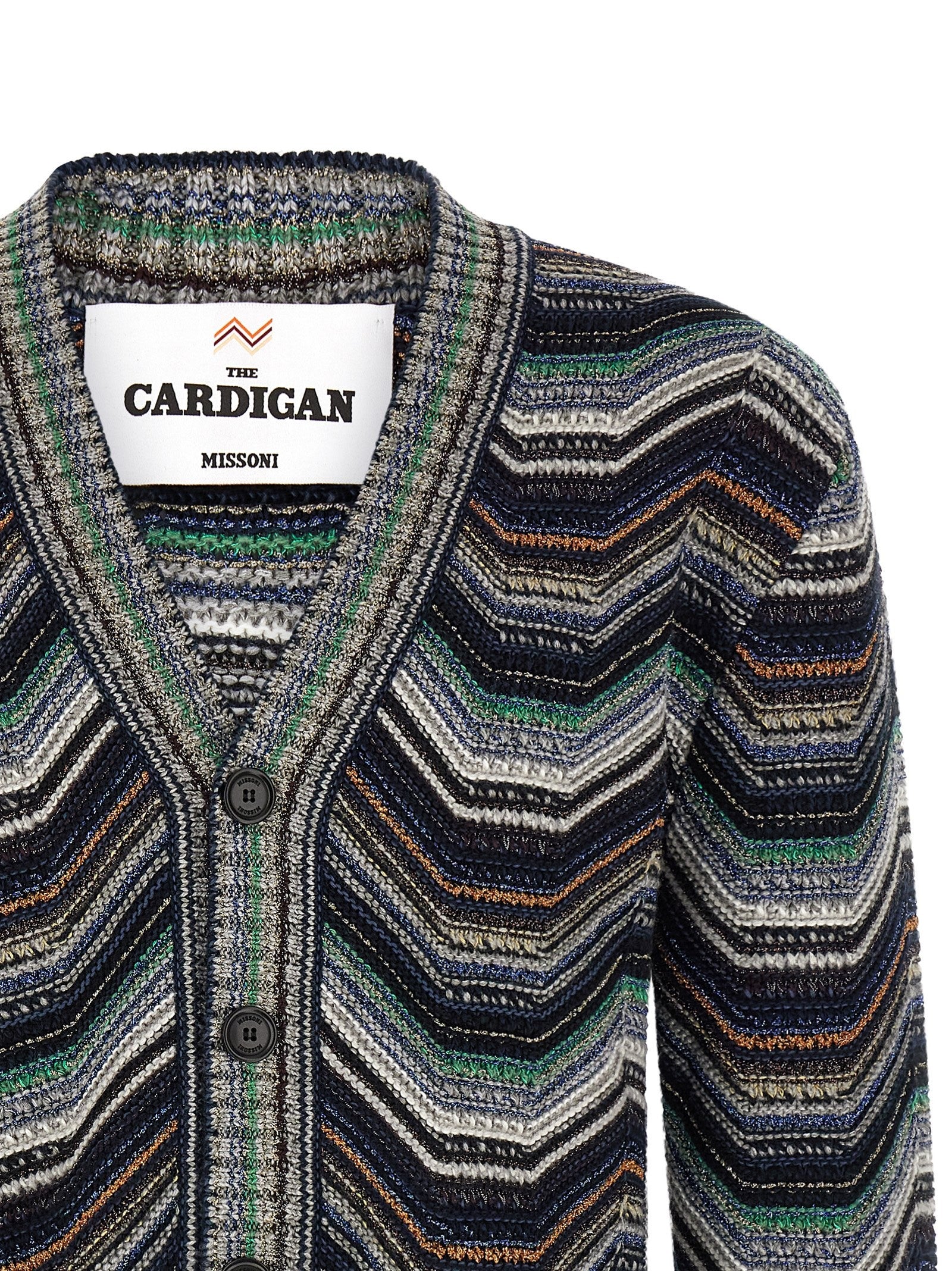 Missoni Zigzag Cardigan Gold