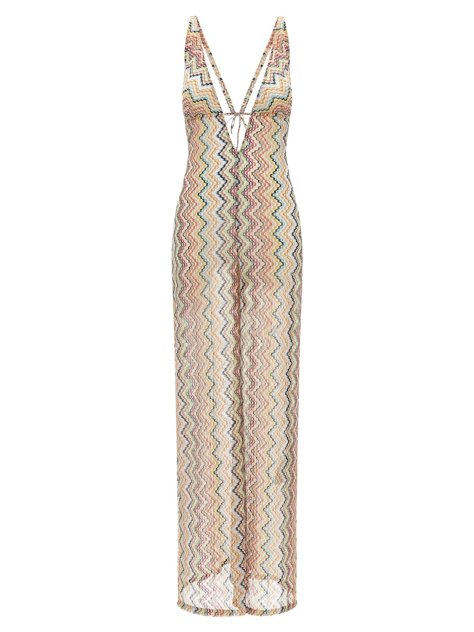 Missoni Zigzag Cover up Suit Gold