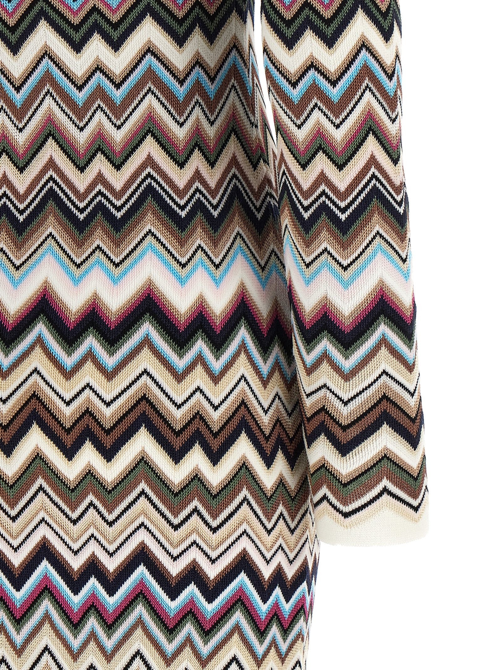 Missoni Zigzag Dress Gold