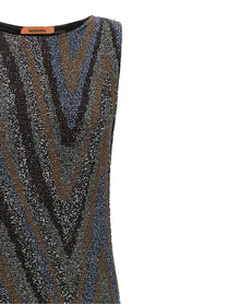 Missoni Zigzag Dress Gold, view 3