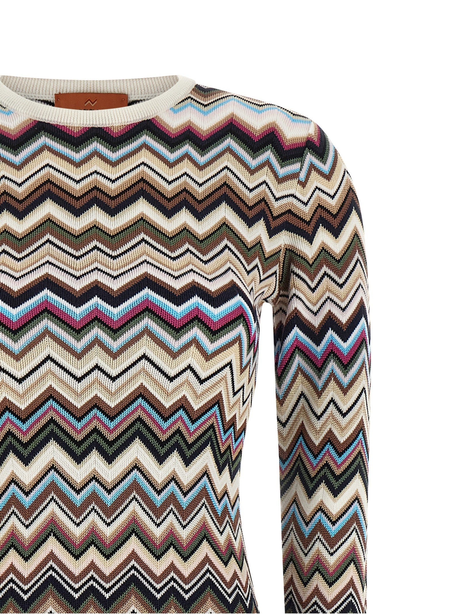 Missoni Zigzag Dress Gold