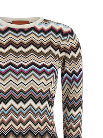 Missoni Zigzag Dress Gold