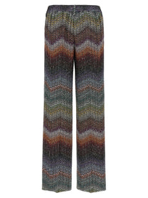 Missoni Zigzag Lamé Viscose Pants Gold