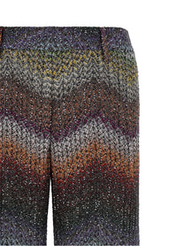 Missoni Zigzag Lamé Viscose Pants Gold