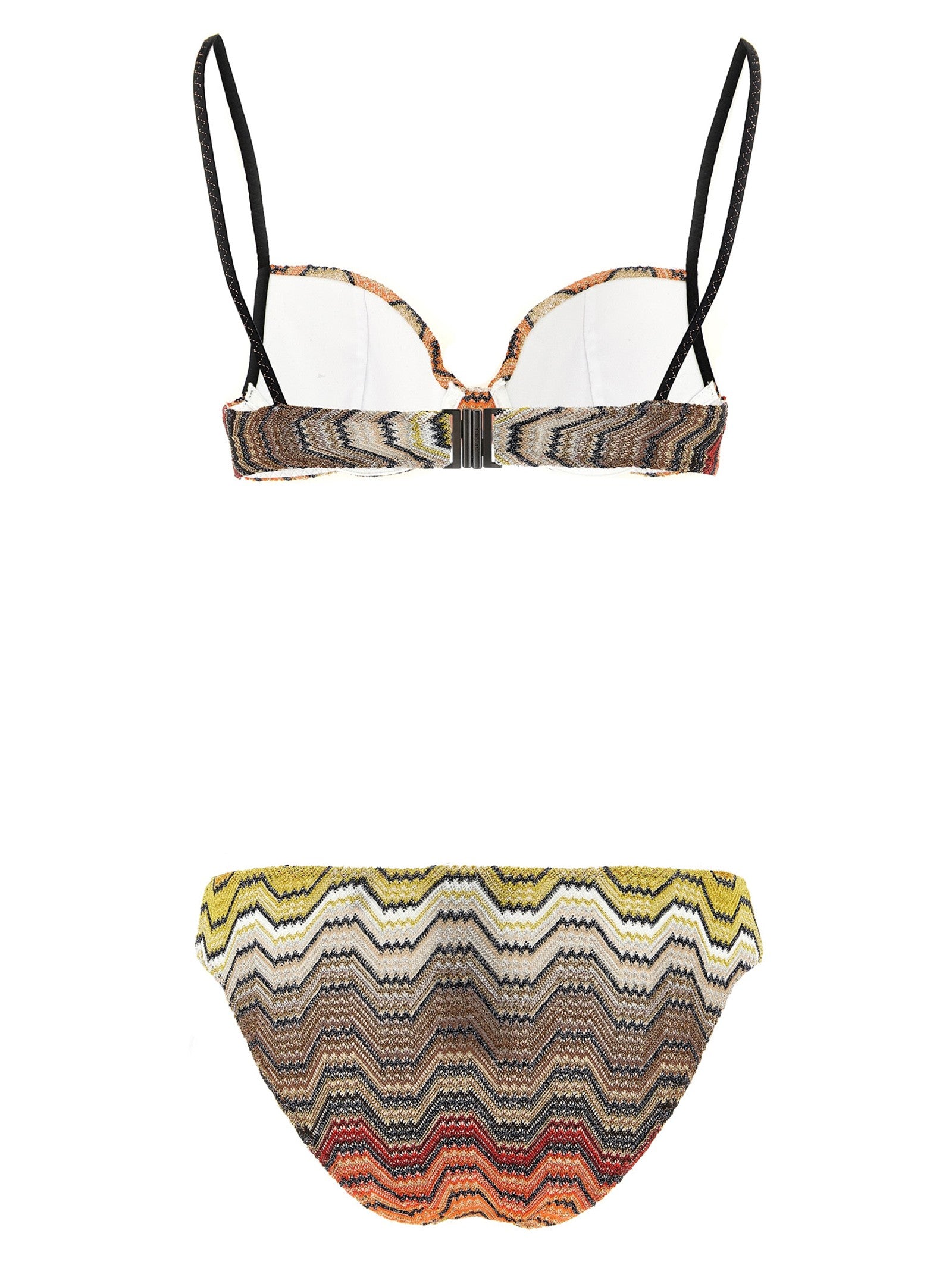 Missoni Zigzag Pattern Bikini Gold