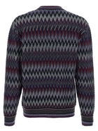 Missoni Zigzag Pattern Sweater Blue, view 2