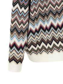 Missoni Zigzag Polo Shirt Gold, view 4
