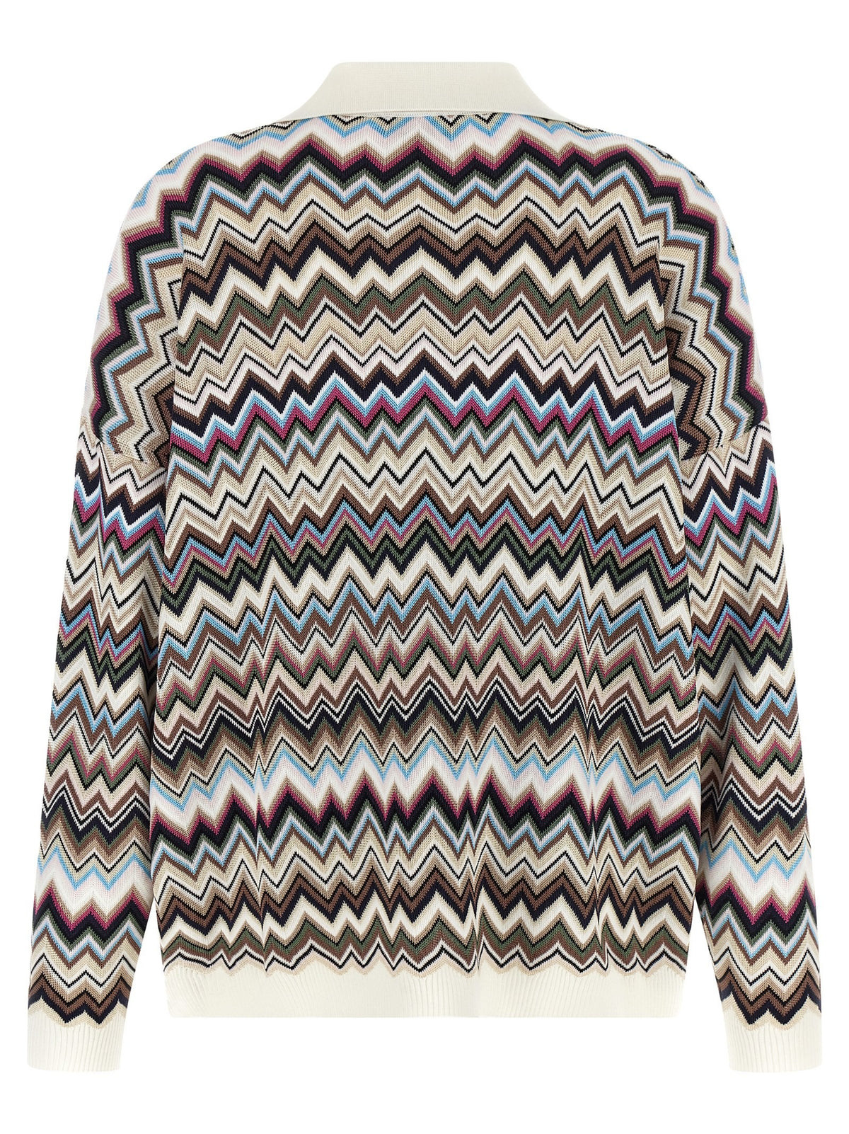 Missoni Zigzag Polo Shirt Gold, view 2