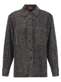 Missoni Zigzag Sequin Shirt Grey