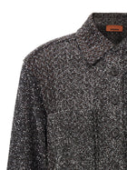 Missoni Zigzag Sequin Shirt Grey