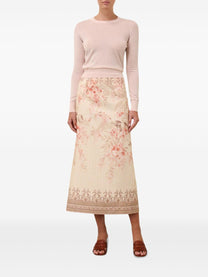 Zimmermann - Zimmermann Illuminate Pencil Midi Skirt - Women’s Clothing