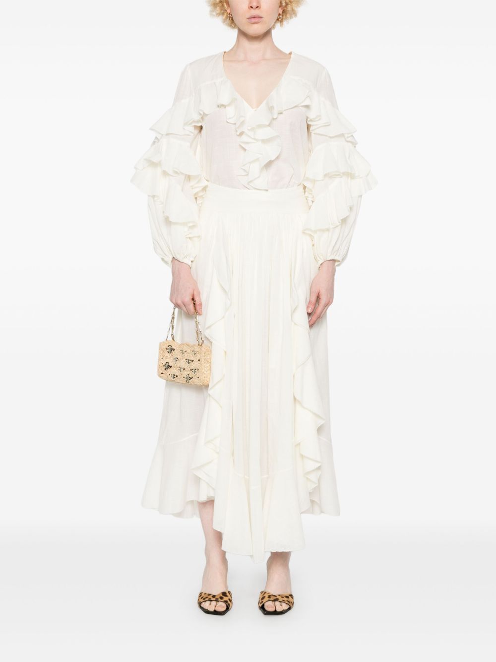 Zimmermann Zimmermann Ruffled maxi skirt Women’s Clothing