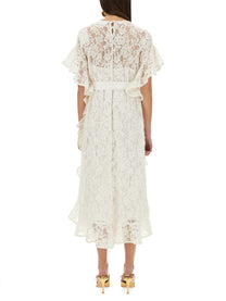 ZIMMERMANN - Zimmermann ’Crush’ Lace Midi Dress - Women’s Clothing
