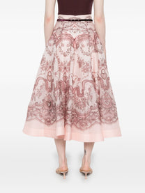 Zimmermann Zimmermann Crush midi skirt Women’s Clothing