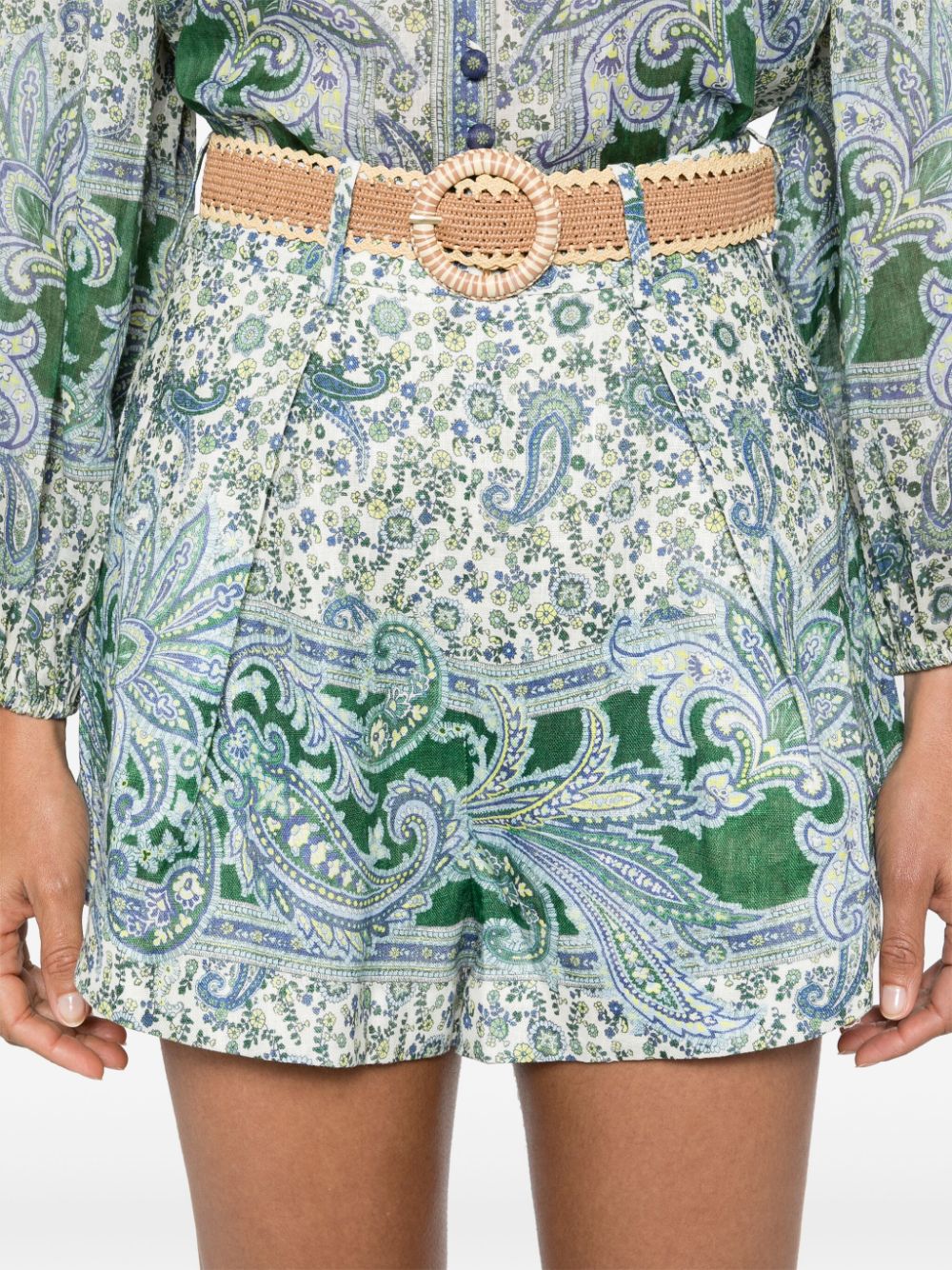 Zimmermann - Zimmermann Shorts Green - Women’s Bottoms