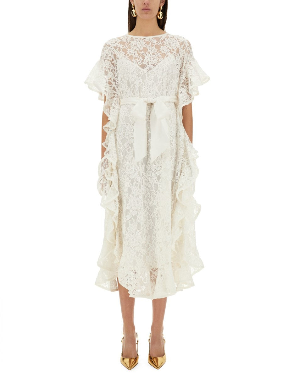 ZIMMERMANN - Zimmermann ’Crush’ Lace Midi Dress - Women’s Clothing