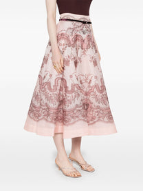 Zimmermann Zimmermann Crush midi skirt Women’s Clothing