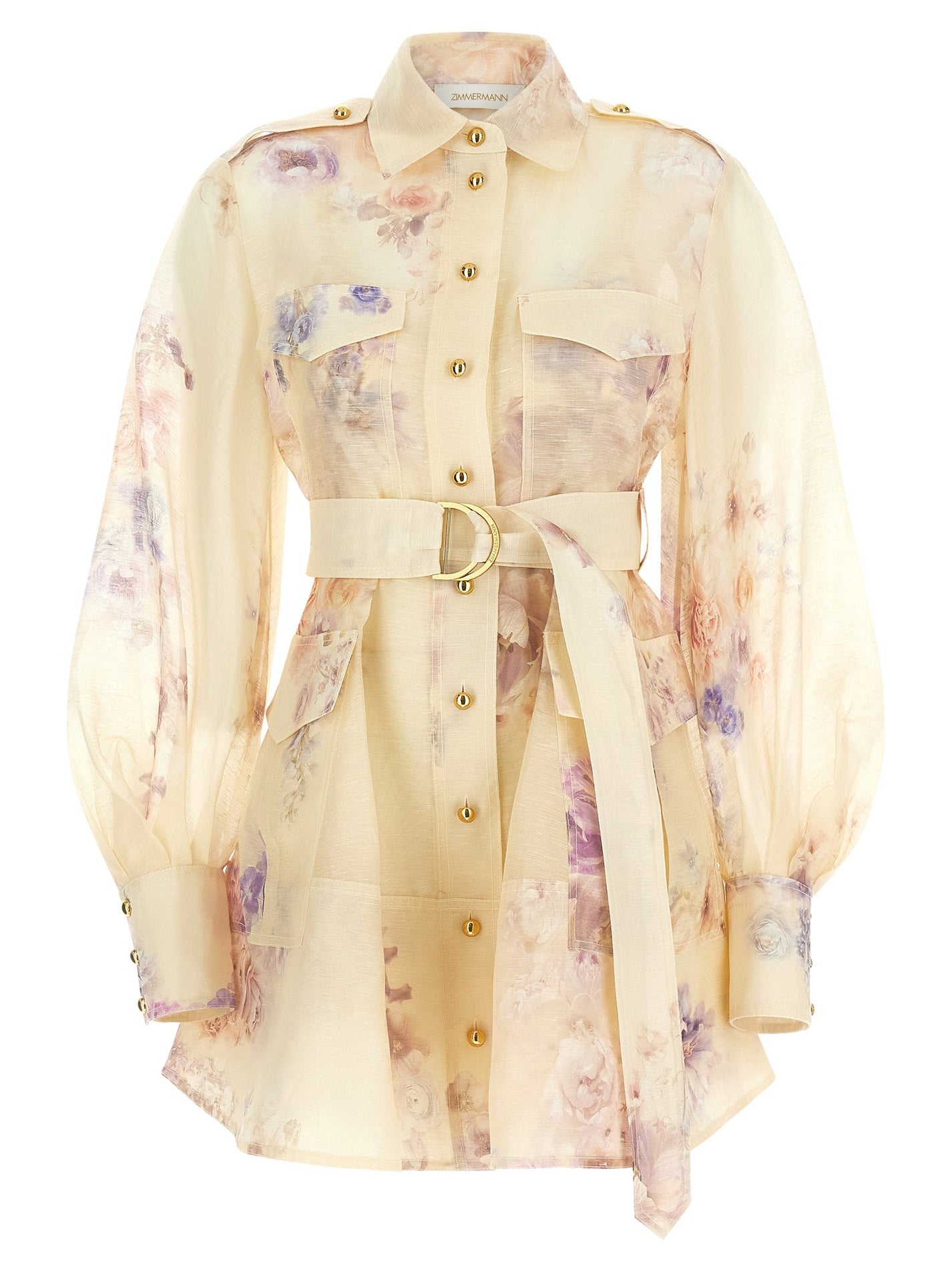 ZIMMERMANN - ZIMMERMANN - ’Hypnotic Utility Mini’ dress - Women’s Clothing