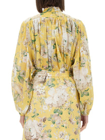 ZIMMERMANN - Zimmermann Blouse With Floral Pattern - Women’s Tops