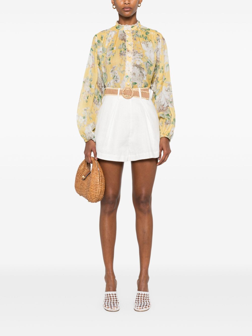 Zimmermann - Zimmermann Shorts Ivory - Short trousers