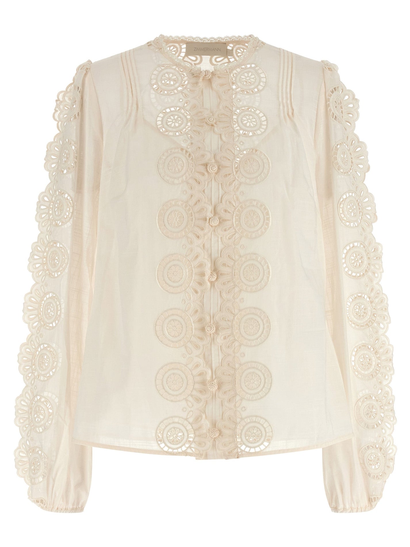 ZIMMERMANN - ZIMMERMANN - ’Lucky’ embroidered blouse - Women’s Tops