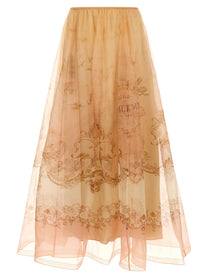 ZIMMERMANN - ZIMMERMANN - ’Hypnotic Organza Maxi’ skirt - Women’s Clothing