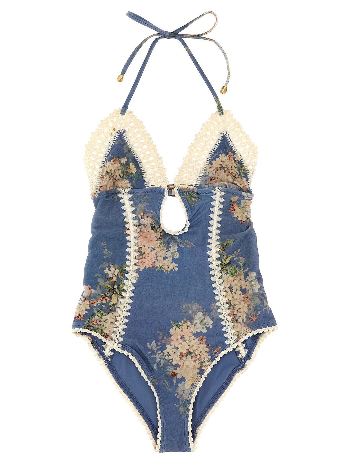 ZIMMERMANN - ZIMMERMANN - ’Cascadian Keyhole Crochet’ one-piece swimsuit - Women’s Clothing