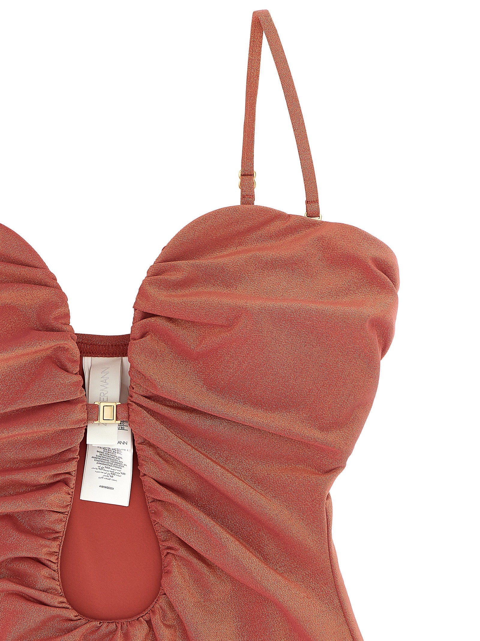 ZIMMERMANN - ZIMMERMANN - ’Rhiannon Deep Plunge’ one-piece swimsuit - Women’s Clothing