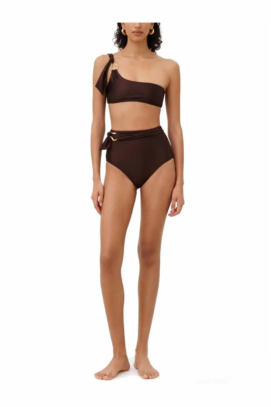 Zimmermann Women's Ascension Bikini Top Brown, view 2