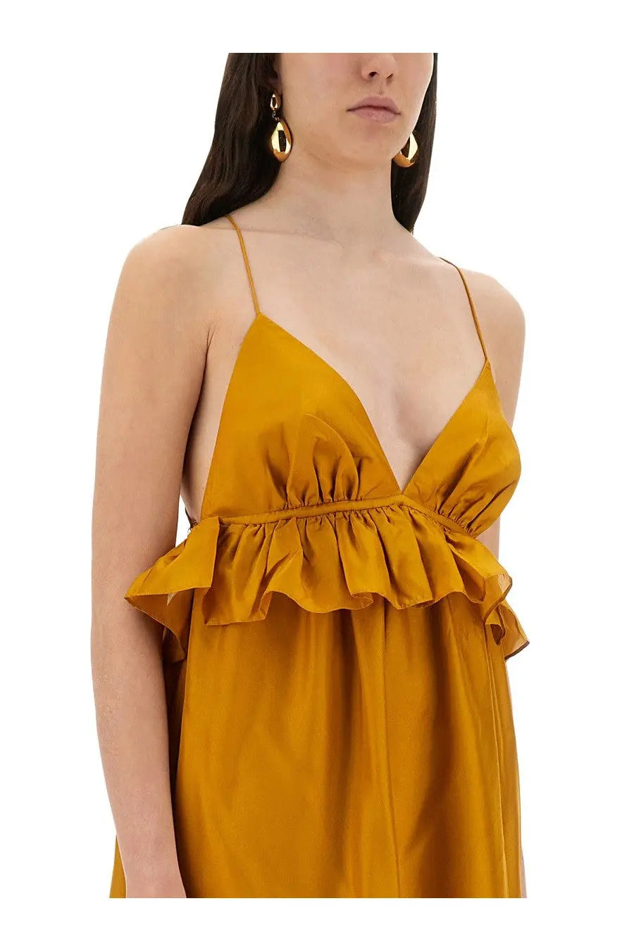 Zimmermann Women's Rhiannon Dress Gold, view 4