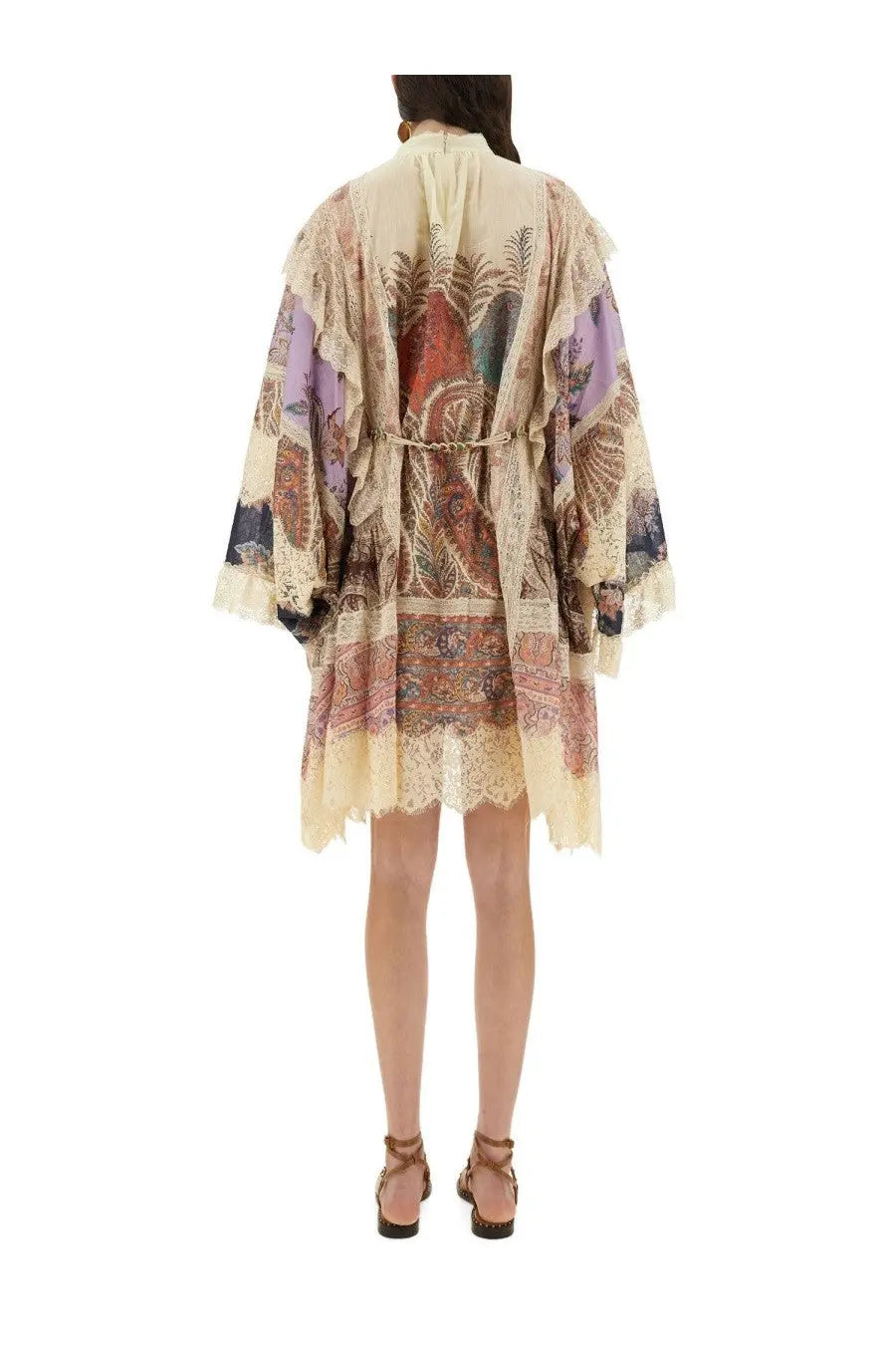 Zimmermann Women's Rhiannon Mini Dress Multicolor, view 4