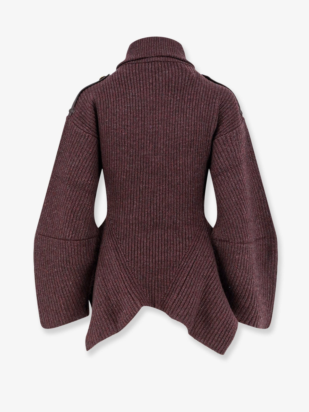 Zimmermann Women's Valiant Utility Sweater Wool Blend Brown, view 2