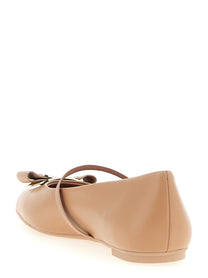 Ferragamo Zina Ballet Flats Blue