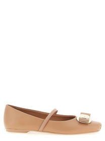 Ferragamo Zina Ballet Flats Blue