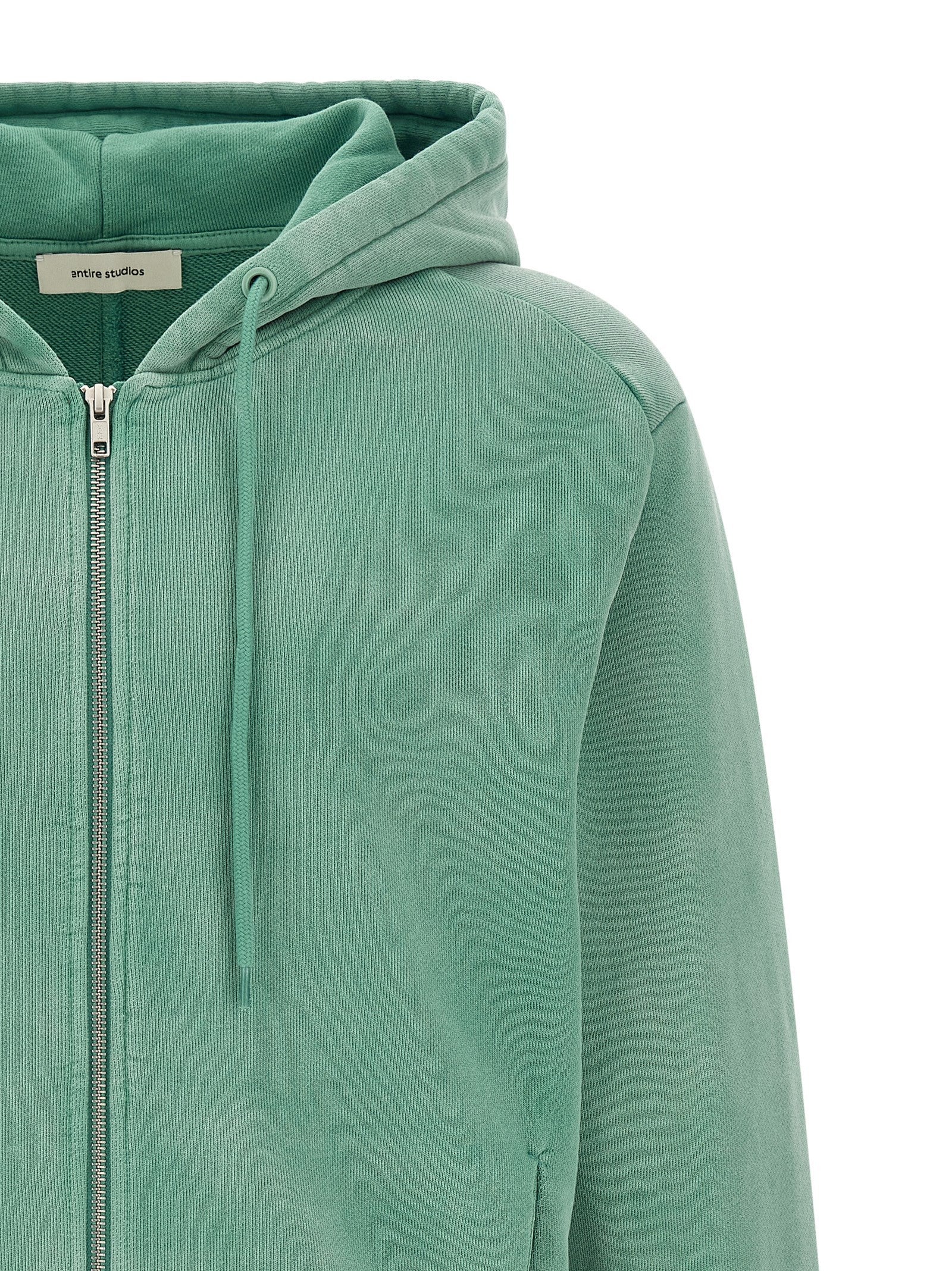 Entire Studios Zip and Hoodie Green