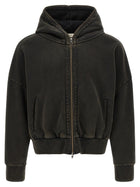 Entire Studios Unisex Cotton Eternal Zip Hoodie Black