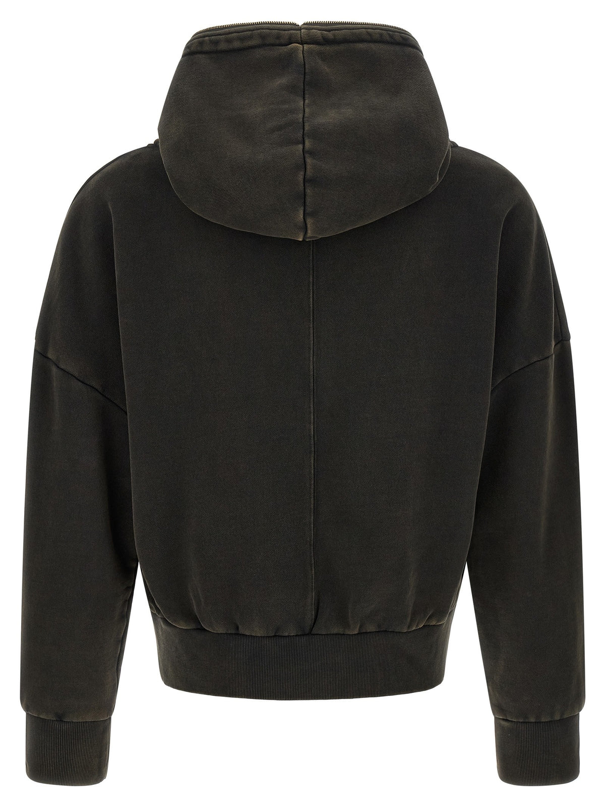 Entire Studios Unisex Cotton Eternal Zip Hoodie Black, view 2